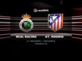 Racing Santander 2 Atlético Madrid 1