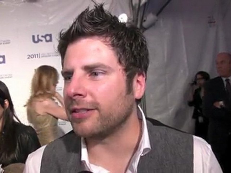 James Roday of "Psych" speaks at the 2011 USA upfront