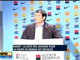 32 joueurs pour la Coupe du monde de rugby