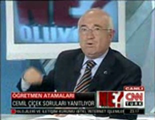 Cemil Çiçek, sözleşmeliye kadro konusunda konuştu