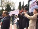 www.degisimhaber.net / Köklü Değişim Beyazıt Meydanında Suriye için Basın açıklaması-1