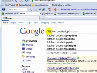 Google Keyword Suggestion Tool