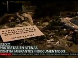 Protestas contra migrantes indocumentados