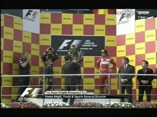 TRT 3 - Formula 1 ödül töreni