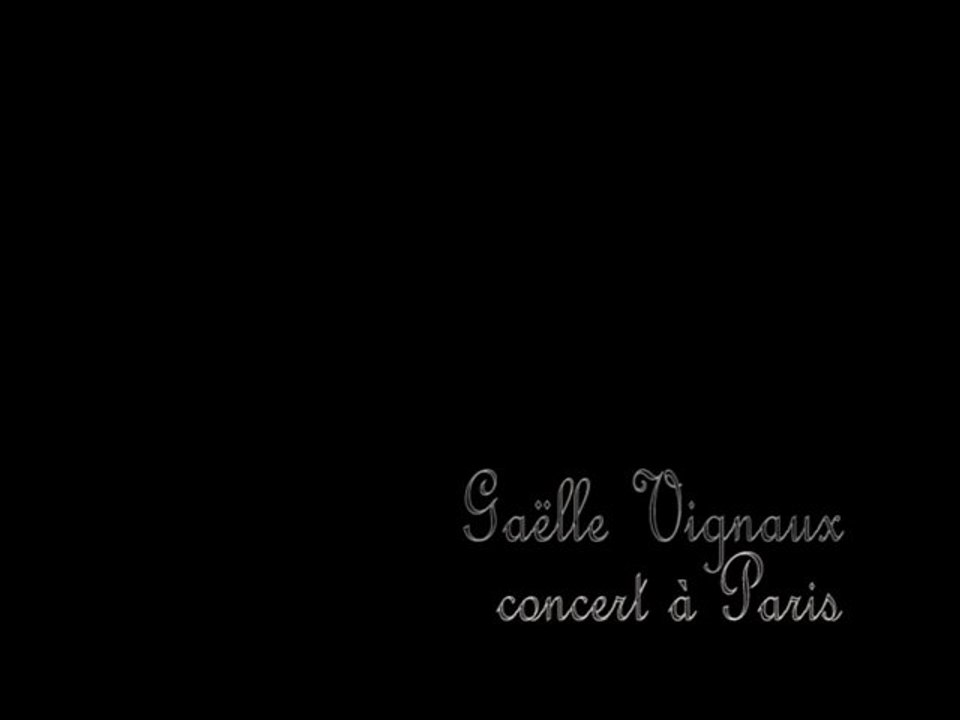 CLIP  ENTRETIEN & CHANSONS AVEC GAËLLE VIGNAUX  (AVRIL 2011)