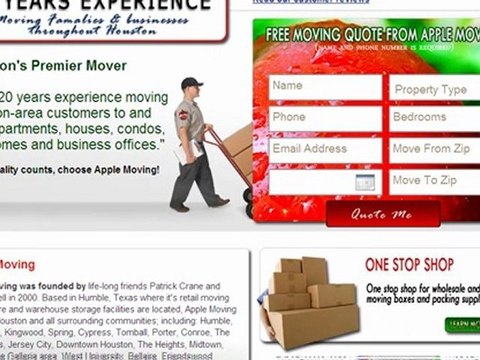 Moving Company Kingwood TX - Apple Movers 281 446 0022