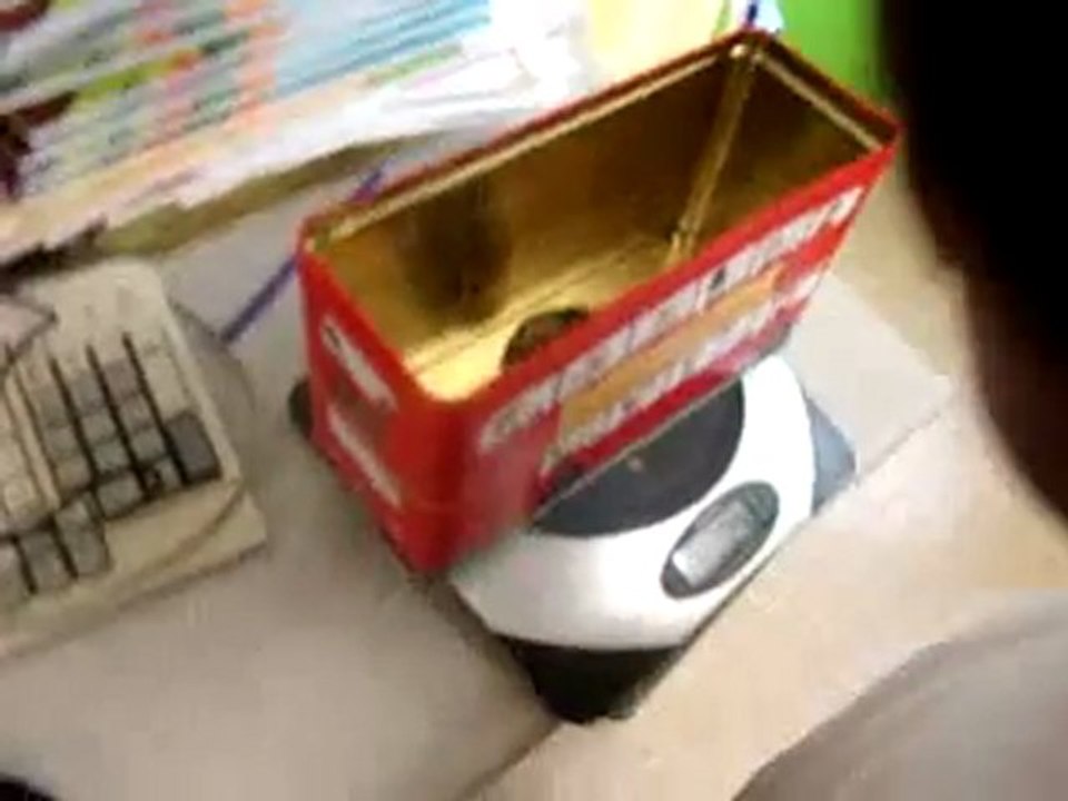 Pesée du hamster mâle