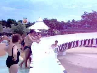 descente du tobogan a eau