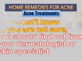 Home Remedies For Acne | Acne Treatments | Acne