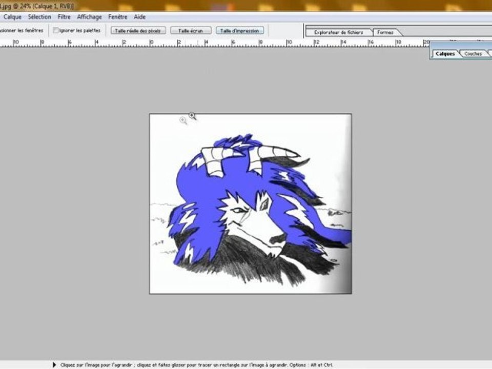 Colorisation d'un dessin