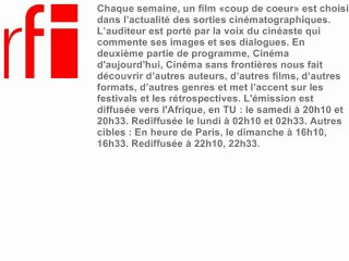 1 - Cinema d'aujourd'hui - Sp?cial Cannes 2011