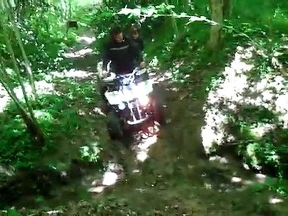 Quad en famille