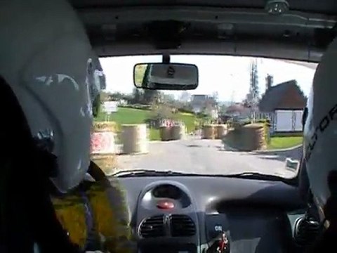 rallye neufchatel 2011 ES2 camera embarquee 206 xs A6K fleury/batté