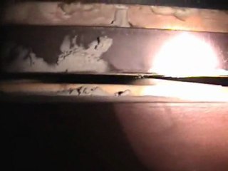 Houston Home Inspector: Hearth Not Sealed-Framing Exposed