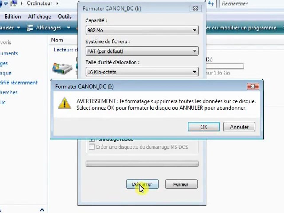 Securite GOOD Deal, Comment formater une carte MICRO SD