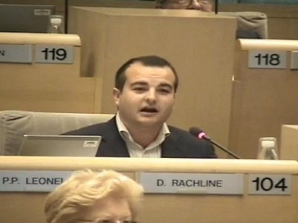 CR PACA 29/04/11 intervention David Rachline FN