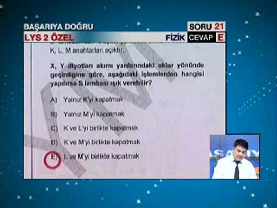 Sait Gürsoy'la Başarıya Doğru LYS 2 Özel Yayını Açı Yayınlarının katkılarıyla... CNN TÜRK (27.06.2010) Bölüm 1