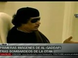 Muammar Al-Gaddafi aparece públicamente