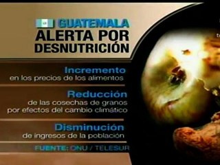 Alerta en Guatemala por crisis alimentaria