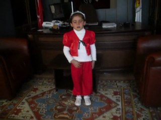 Karaman'da Beş yaşında İstillal Marşını Ezbere Okuyor