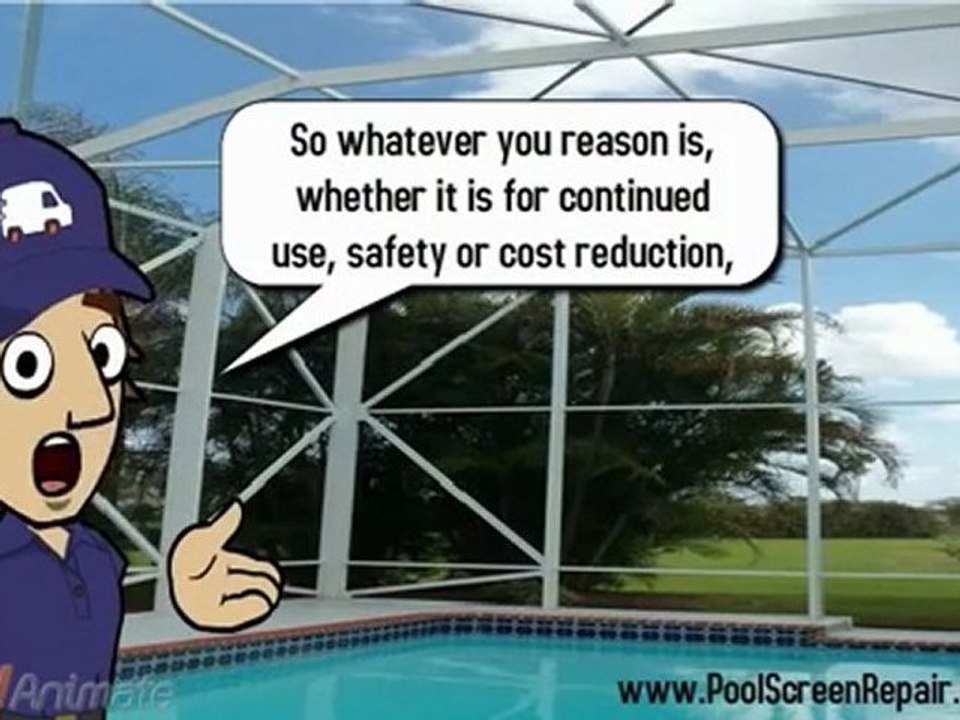 Pool Screen Repair