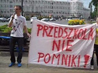 Pikieta FMS: Protesta contra políticas educativas