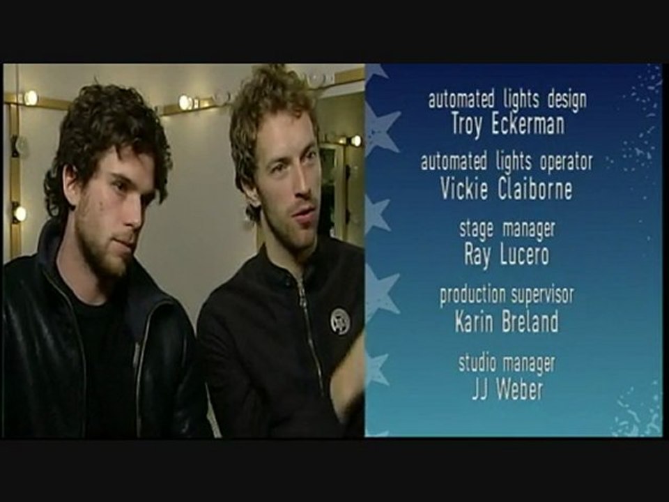 Coldplay - Interview with Chris and Guy - Live at Austin City Limits 2005
