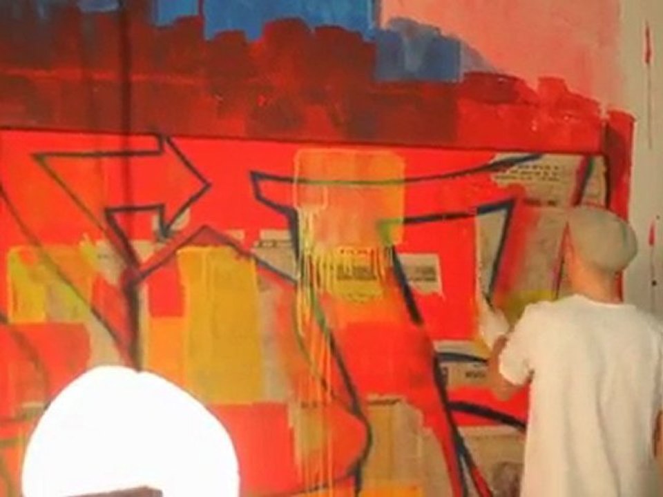 Making of Graffiti for Living Proof Event in Paris