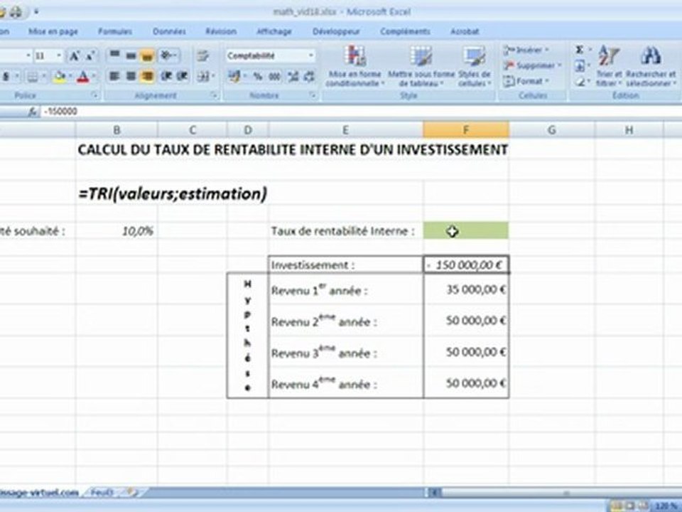 Fonction Tri sur Excel - Vidéo Dailymotion