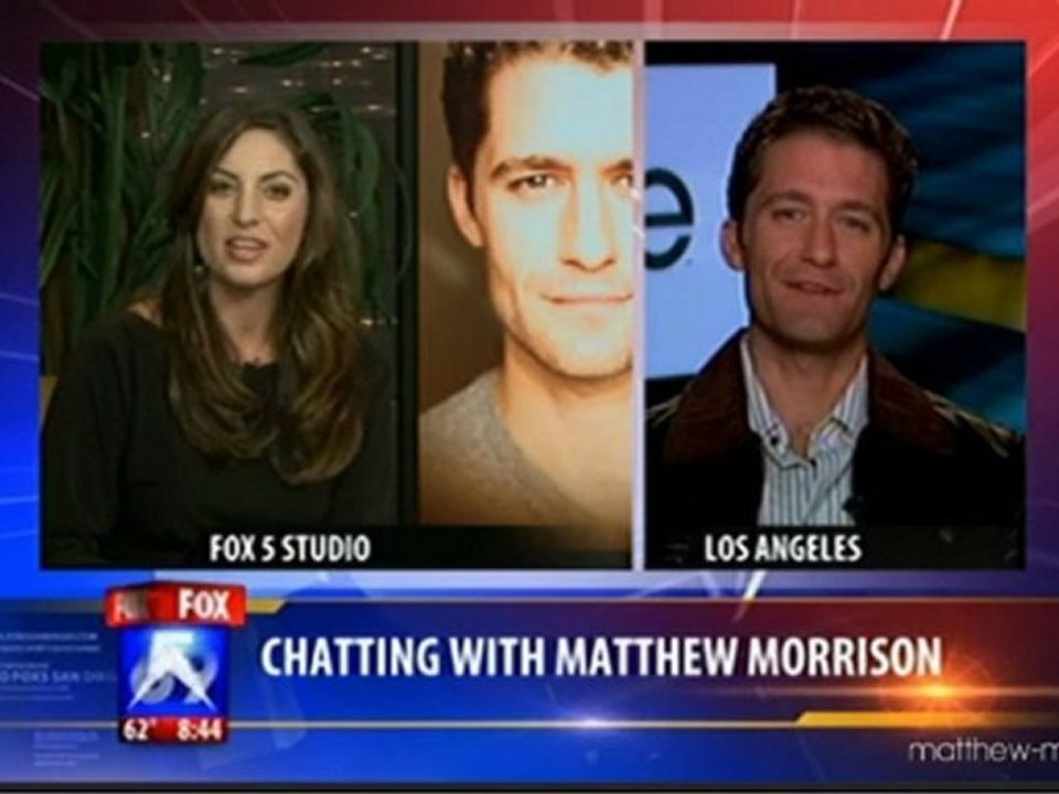 Matthew Morrison on FoxSanDiego May 12 2011