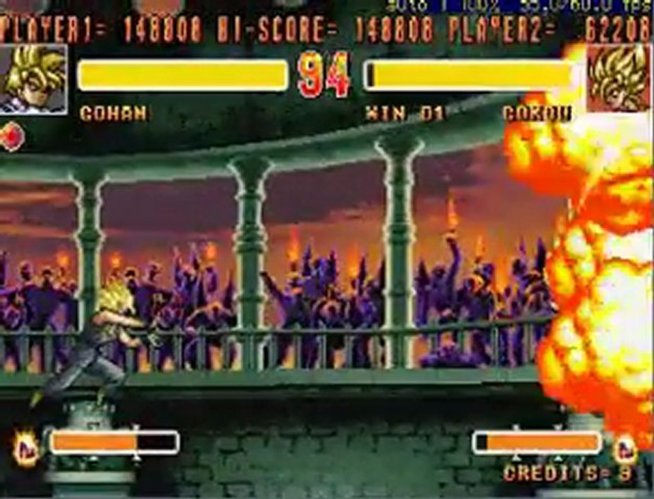 Mame Dragonball Z 2 The Super Battle (Gohan use Seismic Toss!)