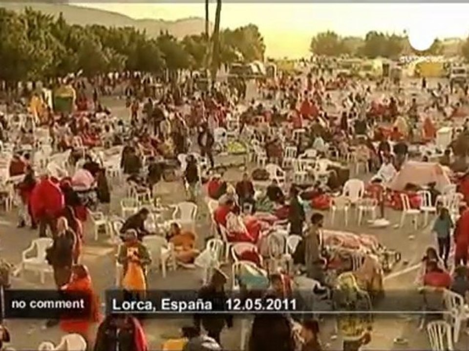 Clear-up begins in Lorca after deadly Spain... - no comment