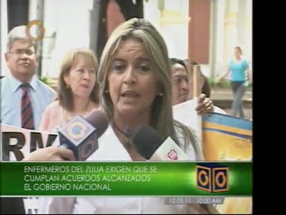 Enfermeros en el estado Zulia exigen ajuste salarial