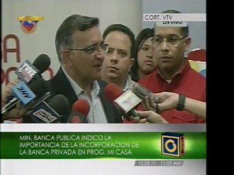Ministro de Banca Pública destaca participación de la banca privada