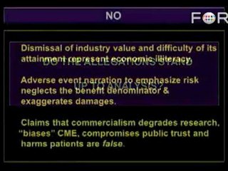 Stossel on Conflict of Interest in Medical Research