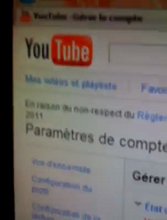 censure discours de Kadhafi sur youtube