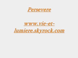 Persevere Olivier cheuwa