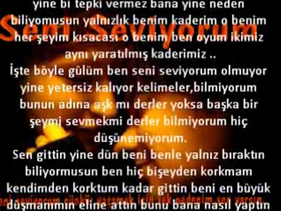 herseyım oldun benım