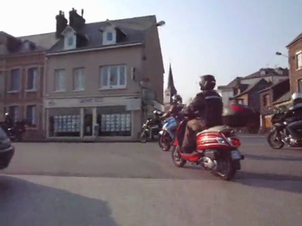 Sortie bac de Duclair à moto