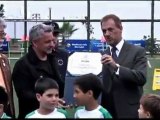 Football great Roberto Baggio visits Peru