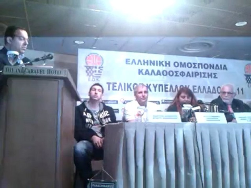 Συνέντευξη Τύπου Κυπέλλου Ελλάδος (Παναθηναϊκός...
