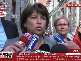 Martine Aubry fait l'éloge du LOSC (Lille)