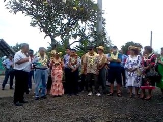 20110512 - Inauguration centre artisanal de Vaira'o - discours du maire, Clarenntz Vernaudon