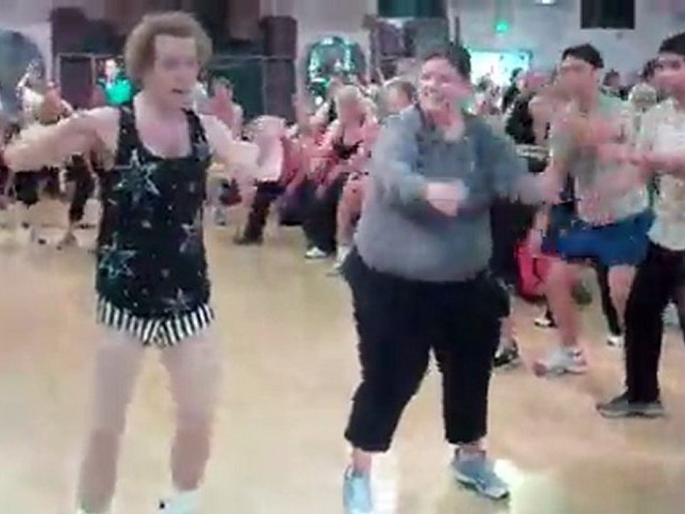 Richard Simmons Slimmons may10 dancing circle
