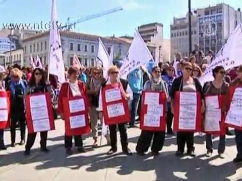 Протесты в Афинах закончились арестами