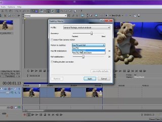 Sony Vegas - Stabilizing Shaky Footage