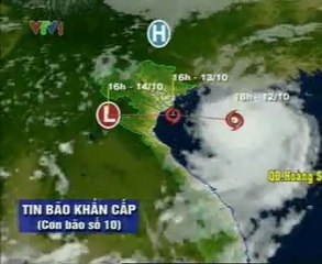 Tin bão khẩn cấp: Cơn bão số 10