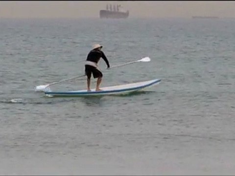 Stand up paddle surfing