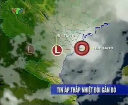 Tin áp thấp nhiệt đới gần bờ