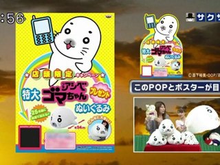 sakusaku 110513 4 少年アシベ スーパーＤＸゴマちゃんぬいぐるみ